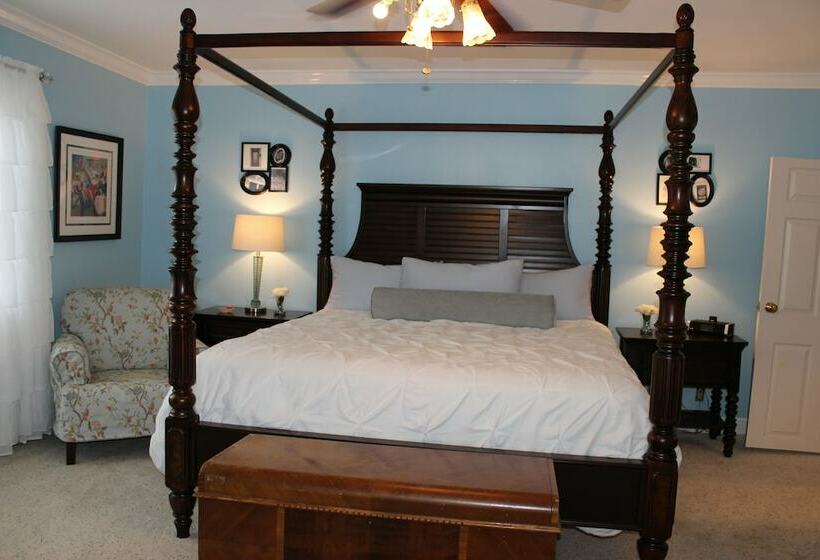 キングサイズベッドのデラックスルーム, Huffman House Bed & Breakfast