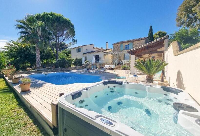 Студия Deluxe, Domaine En Pierre Avec Piscine Et Jacuzzi Au Mas Lucia
