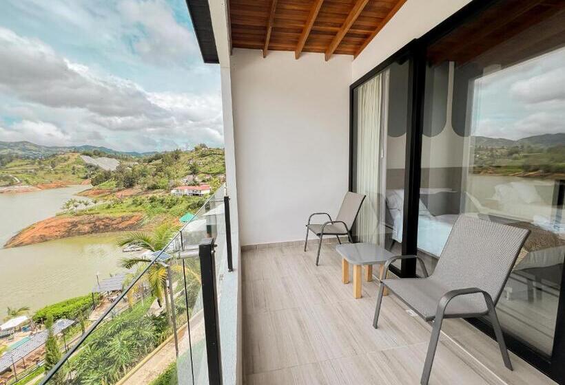 수피리어 트리플 룸, Viajero Guatapé Hostel & Lake Club
