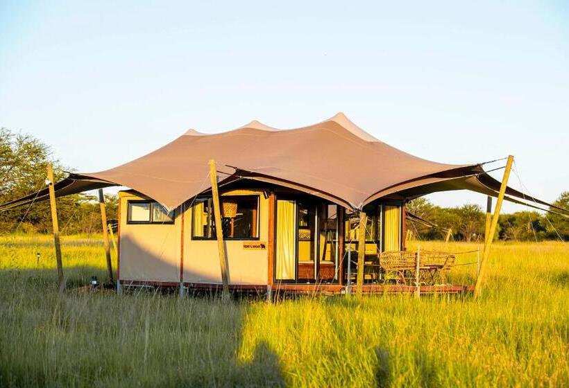 اتاق لوکس با بالکن, Escarpment Serengeti Luxury Camp