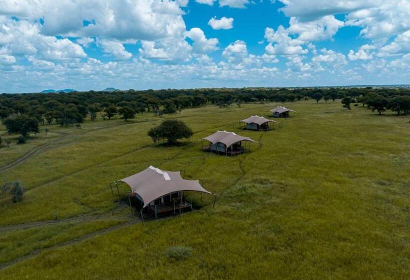 اتاق لوکس با بالکن, Escarpment Serengeti Luxury Camp