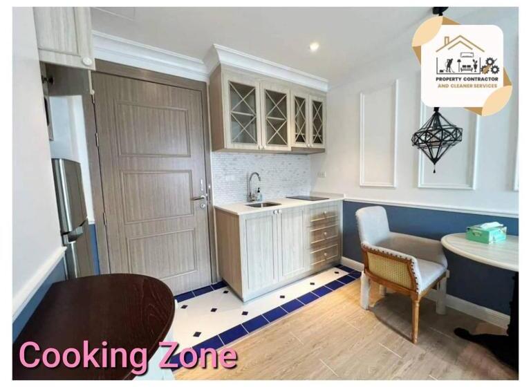 آپارتمان 1 خوابه با چشم‌انداز استخر, Seven Sea Cote D Azur Onsen & Jacuzzi ห้องพักรายวัน