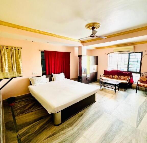 デラックスルーム, Goroomgo Relyef Inn Kolkata   Fully Air Conditioned