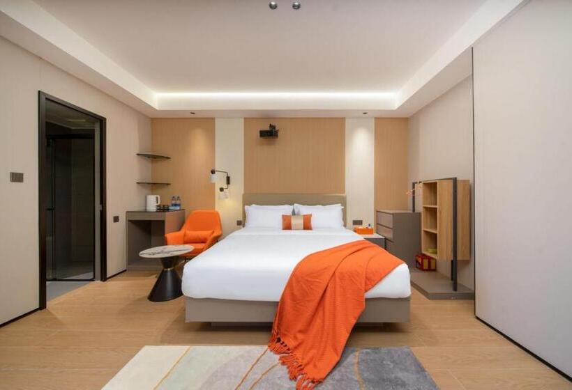 Quarto Deluxe Individual, Guangzhou Yashe International Apartment