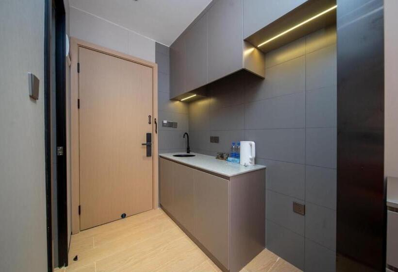 Quarto Estandar 2 Camas Casal, Guangzhou Yashe International Apartment