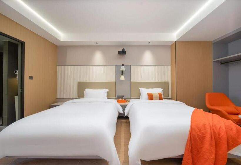 Quarto Estandar 2 Camas Casal, Guangzhou Yashe International Apartment