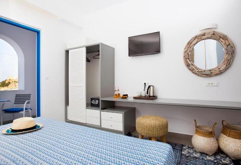 اتاق استاندارد با بالکن, Lindos Portes Suites   Adults Only