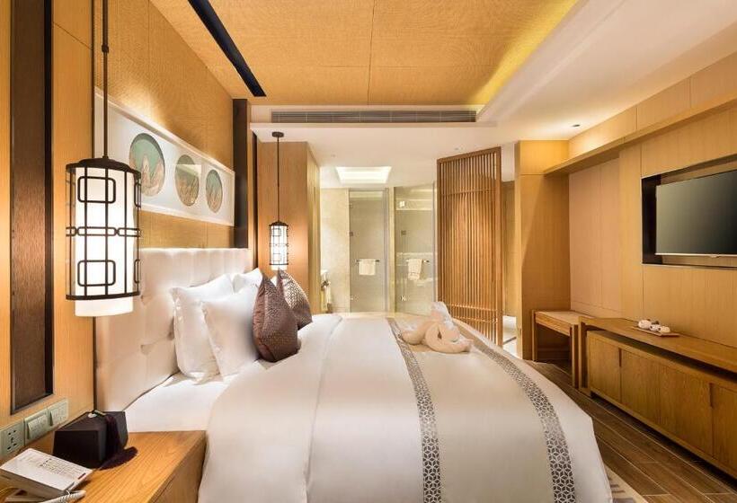 디럭스 룸 바다 전망, Wyndham Grand Plaza Royale Wenchang