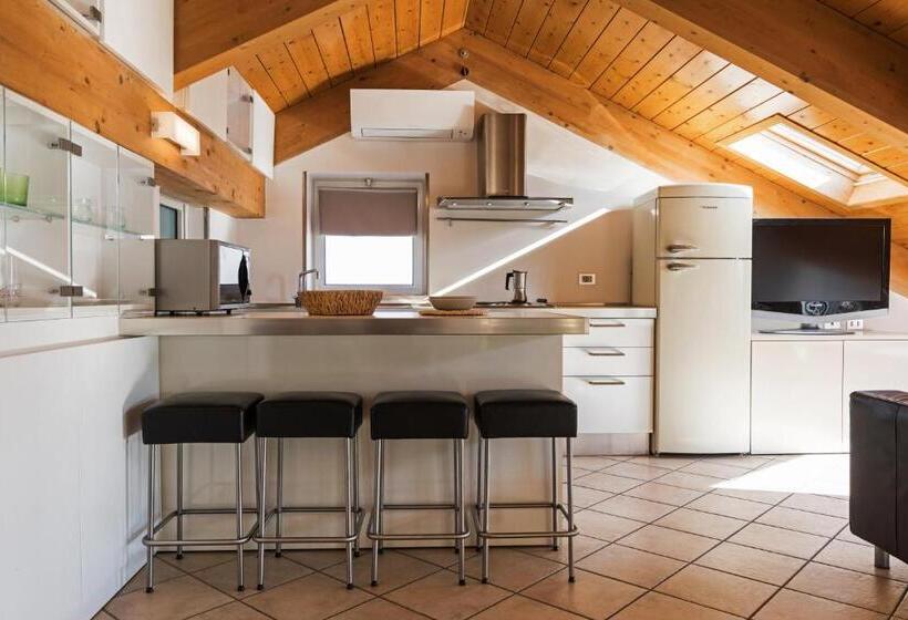 Апартаменты Пентхаус 1 Спальня, Residence  Das Nest