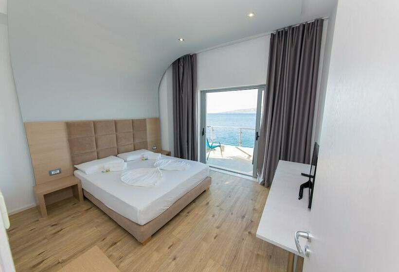 オーシャンビュースタンダードルームバルコニー付き, Saranda Palace