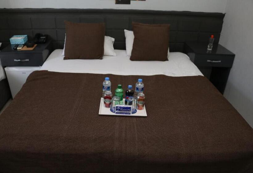 اتاق استاندارد سه تخته با چشم‌انداز باغ, Asus Palmiye Otel