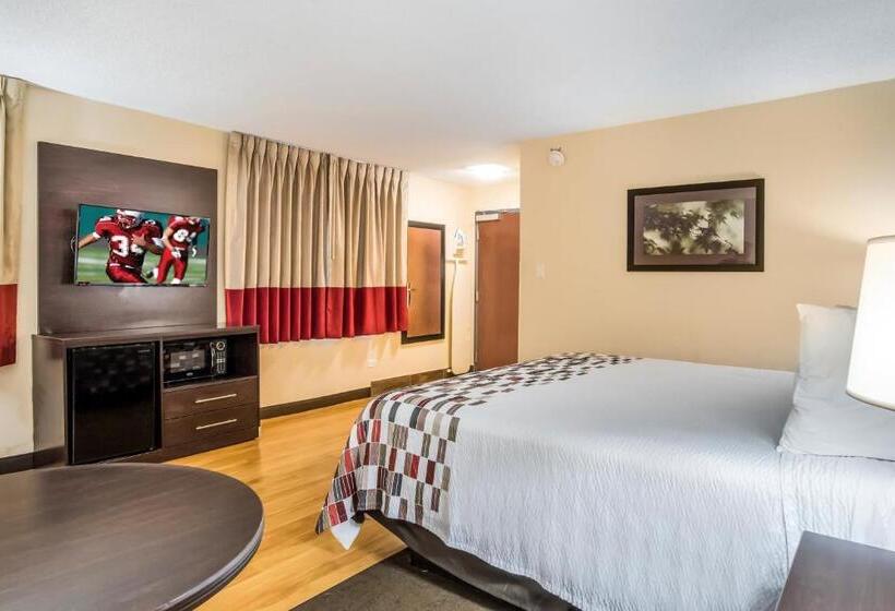带大床的高级房间, Red Roof Inn Chicago  Alsip