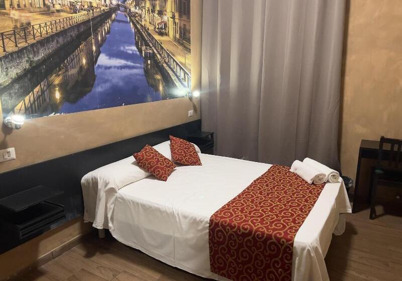 اتاق استاندارد با سرویس بهداشتی مشترک, Albergo Corvetto Corso Lodi