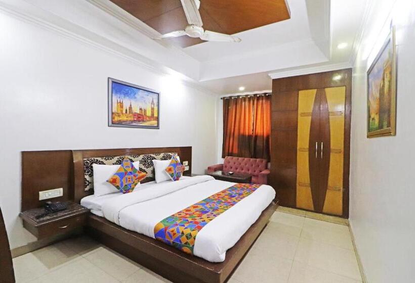 스탠다드 룸 킹사이즈 침대, Geeson International New Delhi Railway Station Paharganj