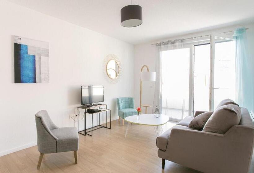Апартаменты 1 Спальня, Zenao Appart Hôtels Mulhouse