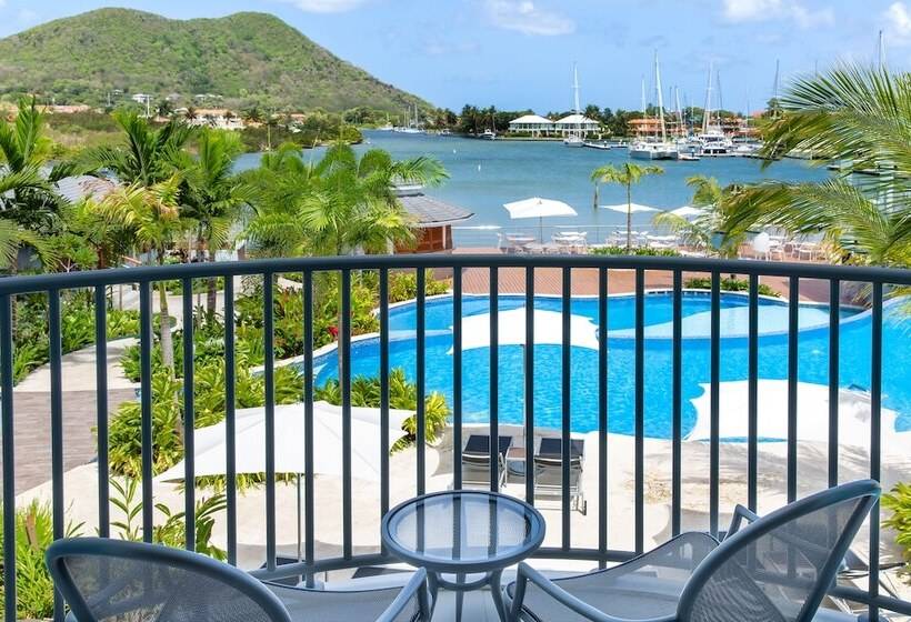 اتاق استاندارد با تخت دوبل و چشم‌انداز, Harbor Club St. Lucia, Curio Collection By Hilton