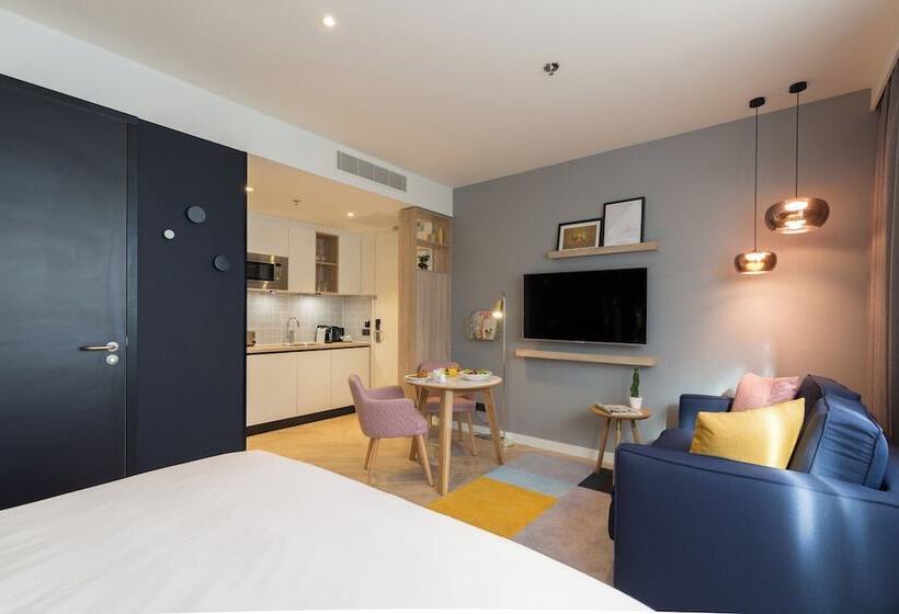 스탠다드 스튜디오 더블 침대, Staybridge Suites The Hague   Parliament, An Ihg