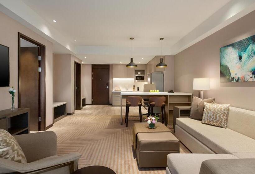 Люкс Кровать Кинг, Hyatt House Chengdu Pebble Walk