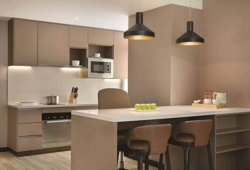 Студия Стандарт, Hyatt House Chengdu Pebble Walk