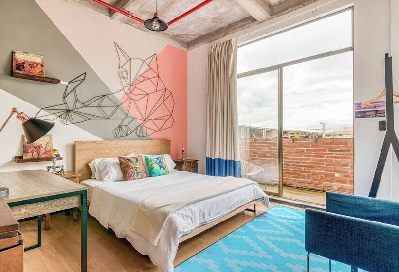 标准间, Socialtel Candelaria Bogotá   Formerly Selina La Candelaria Bogotá