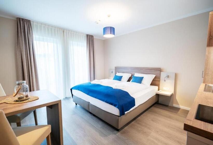 استودیو استاندارد با تراس, Akzent Apartmenthotel Binz