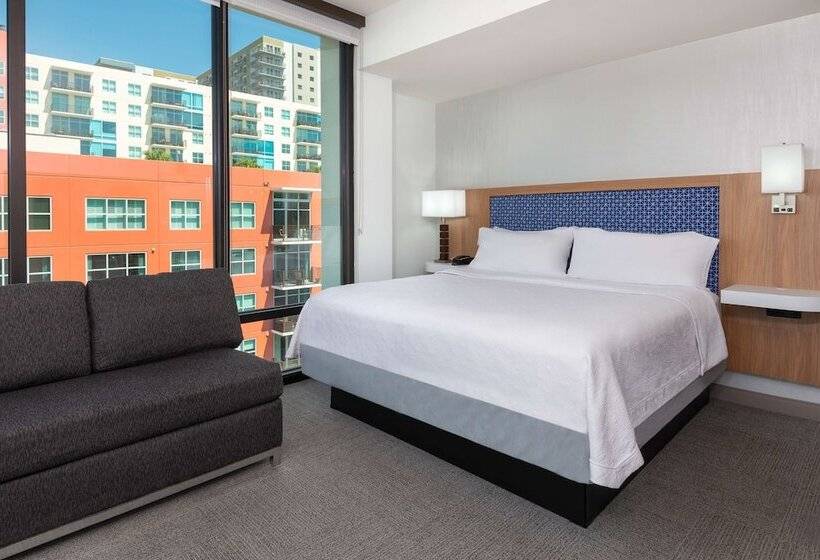 Номер Стандарт Двуспальная Кровать Вид на Город, Hampton Inn Tampa Downtown Channel District