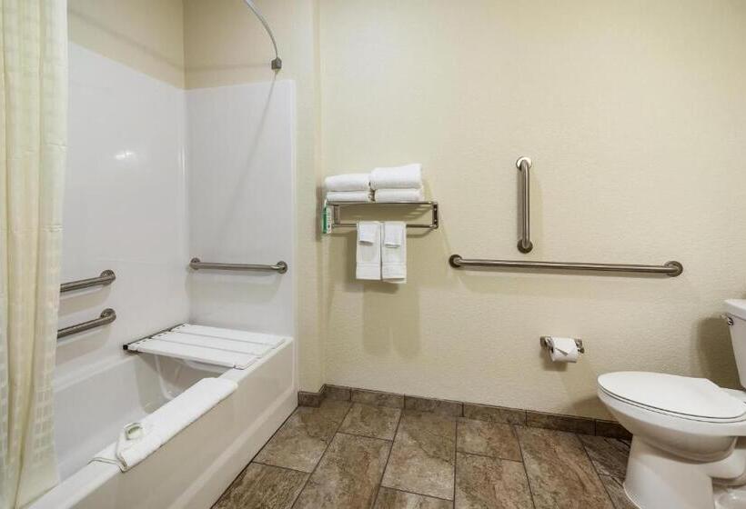 适合残疾人士使用的带超级大床的标准间, Cobblestone Hotel & Suites   Hutchinson