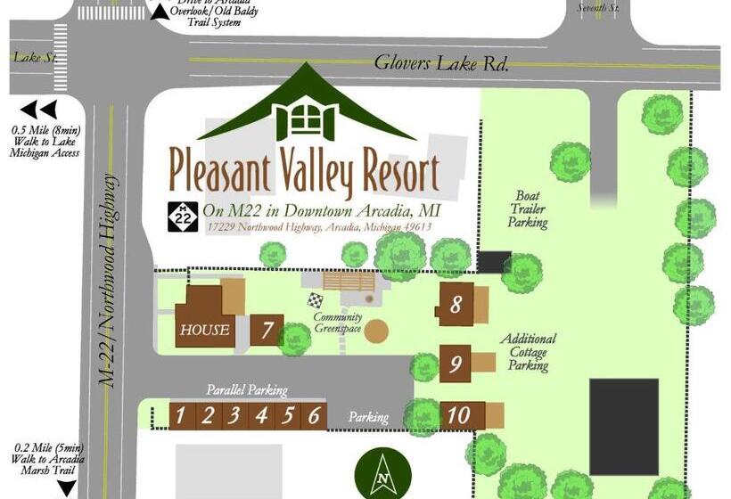 Стандартный Номер Кровать Кинг, Pleasant Valley Resort