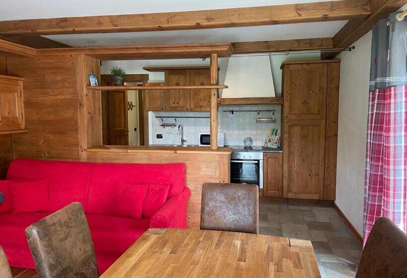 침실 1개 디럭스 아파트, Residence Le Marmotte