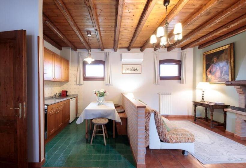 Апартаменты 1 Спальня Нижний Этаж, Agriturismo Santa Barbara