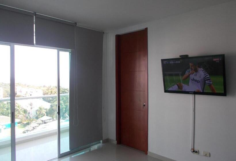 آپارتمان 1 خوابه با چشم‌انداز دریا, Costa Azul Suites Apartamento 603