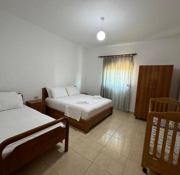 Quarto Quadruple Standart com Varanda, Aleksander Apart