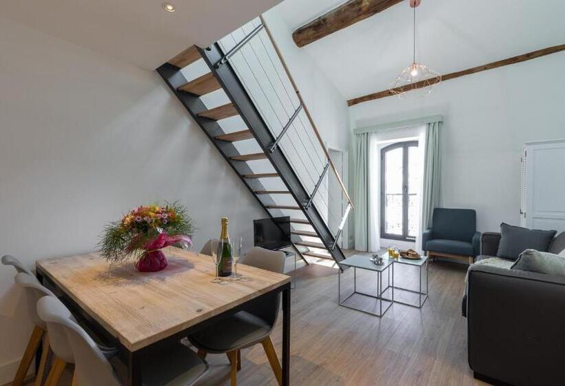 Апартаменты Дюплекс 1 Спальня, Florella Antibes Apartment