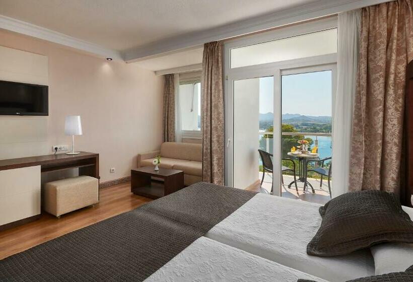 اتاق استاندارد با چشم‌انداز دریا, Hipotels Eurotel Punta Rotja Spagolf