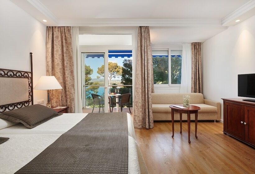اتاق استاندارد با چشم‌انداز دریا, Hipotels Eurotel Punta Rotja Spagolf