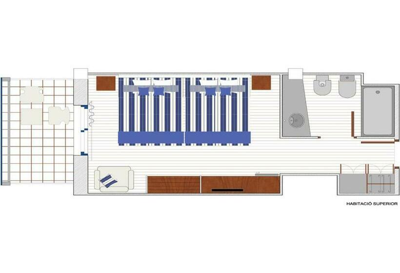 Номер Superior, Tahiti Playa