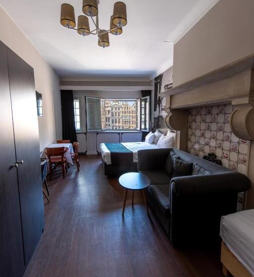 اتاق استاندارد با چشم‌انداز, Résidence Hotel Le Quinze Grand Place Brussels