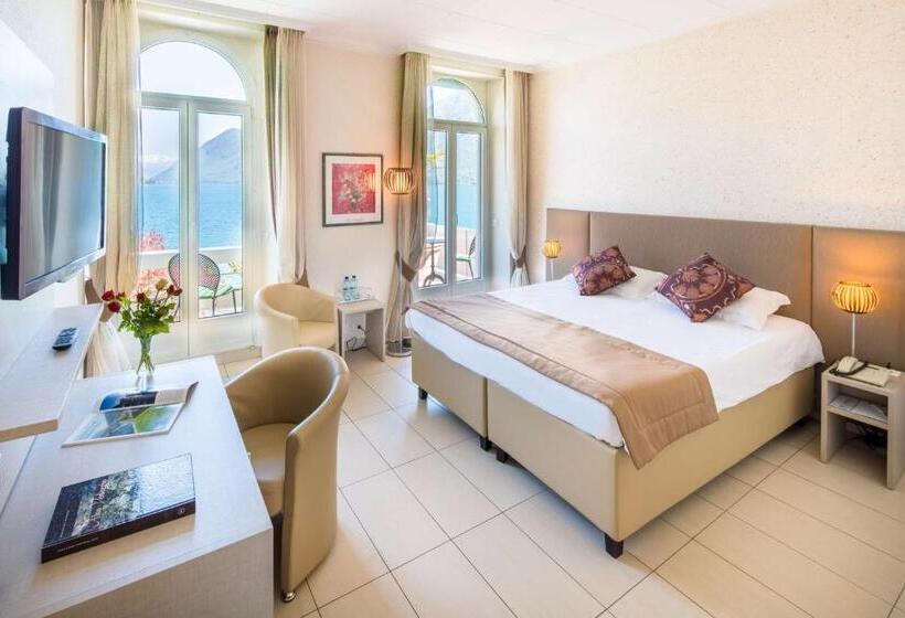 اتاق لوکس با چشم‌انداز دریاچه, Best Western Hotel Bellevue Au Lac
