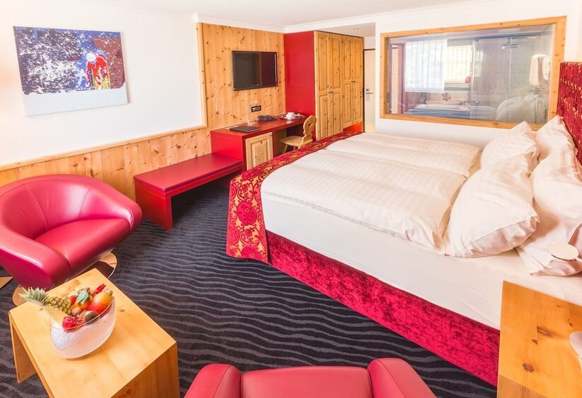 اتاق راحتی, Sport & Wellnesshotel San Gian St. Moritz