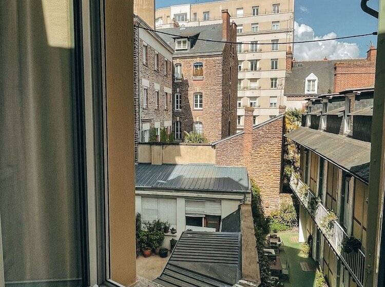 اتاق استاندارد یک نفره, Garden Hotel Rennes Centre Gare