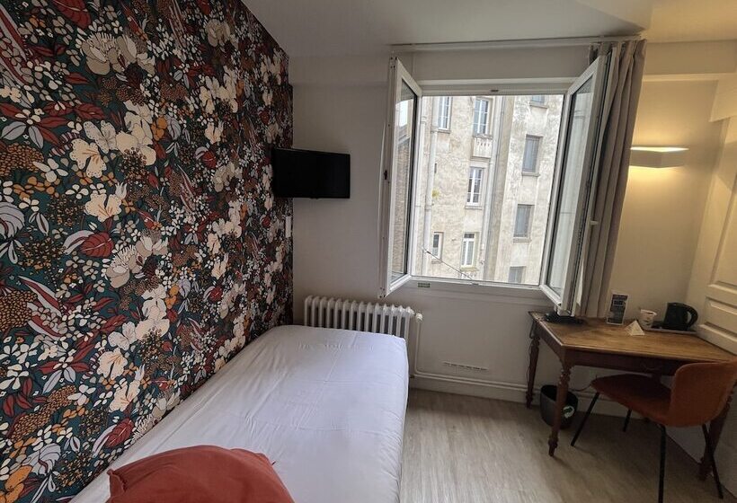 اتاق استاندارد یک نفره, Garden Hotel Rennes Centre Gare