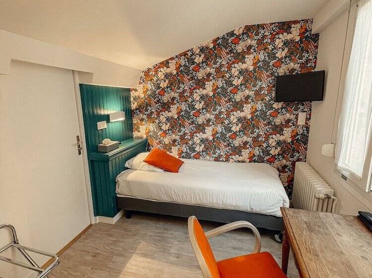 اتاق استاندارد یک نفره, Garden Hotel Rennes Centre Gare