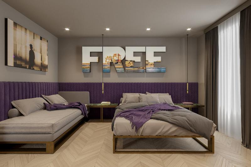 اتاق استاندارد سه نفره, Heart Hotel Milano