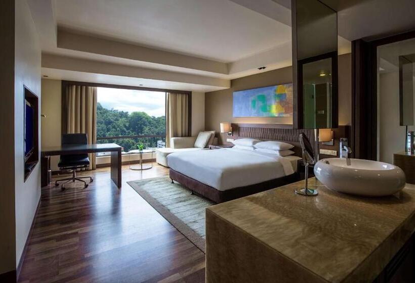 带大床的俱乐部房间, Hyatt Regency Kinabalu