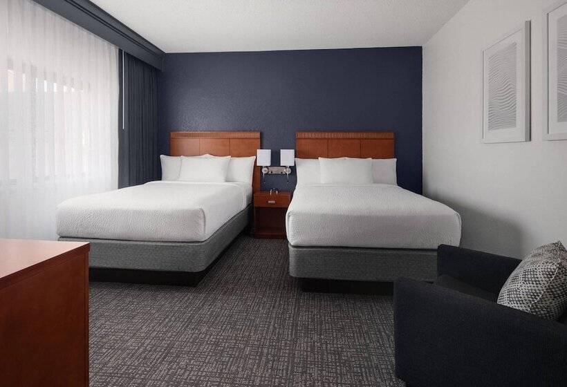 اتاق استاندارد با 2 تخت دوبل, Courtyard By Marriott Rockville