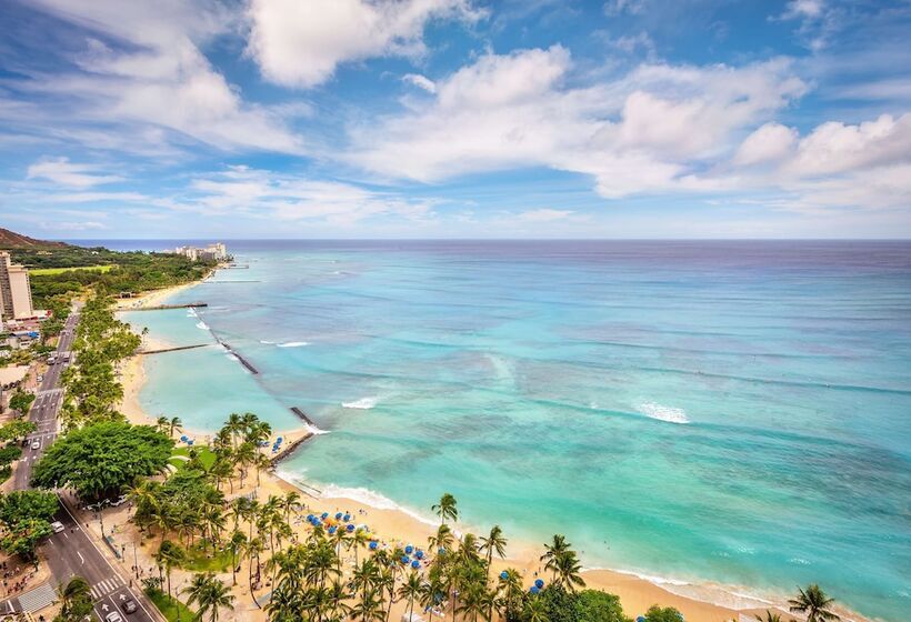 اتاق استاندارد با 2 تخت دوبل, Hyatt Regency Waikiki Beach Resort & Spa