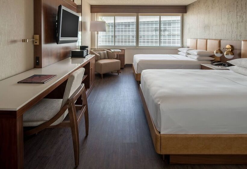 스탠다드 룸 더블 침대 2개, Fullerton Marriott At California State University