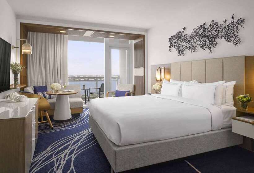 キングサイズベッドのスタンダードルーム, Hilton Fort Lauderdale Marina