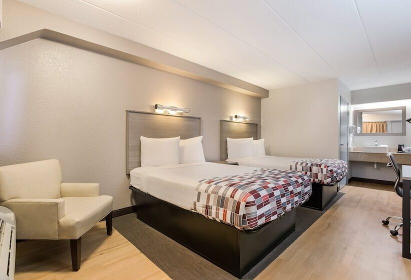 스탠다드 룸 더블 침대 2개, Red Roof Inn Princeton  Ewing