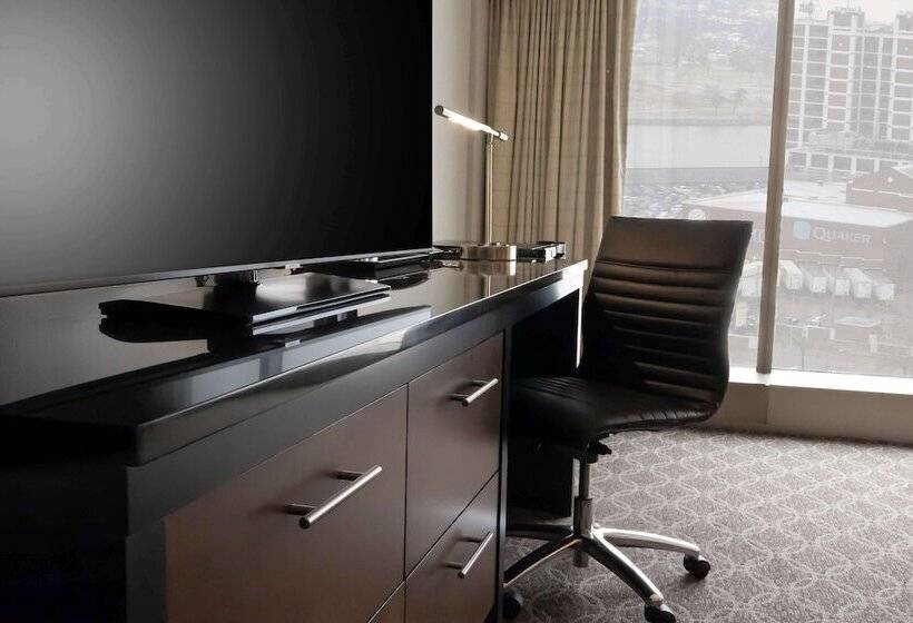 اتاق استاندارد با 2 تخت دوبل, Doubletree By Hilton  Cedar Rapids Convention Complex